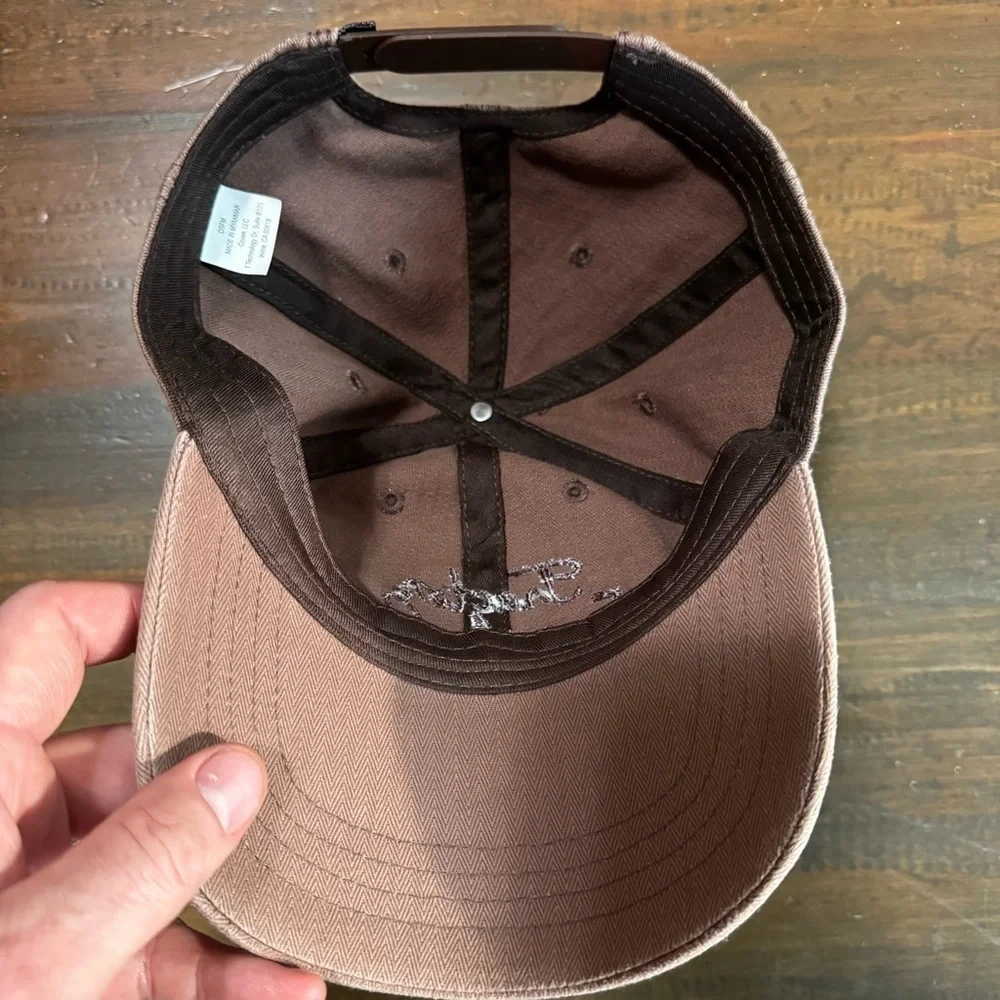 Tractor Supply Co Snapback Hat Brown One Size Adjustable Embroidered